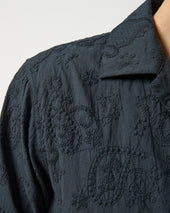 Paisley Embroidery SS - Black