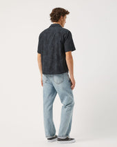 Paisley Embroidery SS - Black