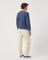 Waffle Henley - Navy
