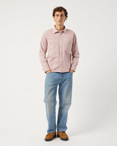 Garment Dye Twill LS - Pink