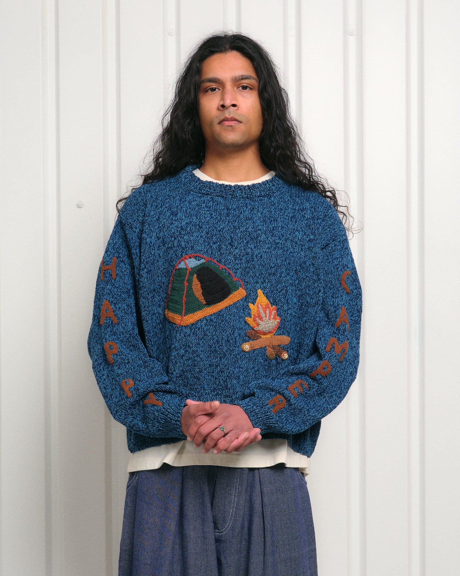 Piper Knit Jumper Happy Camper