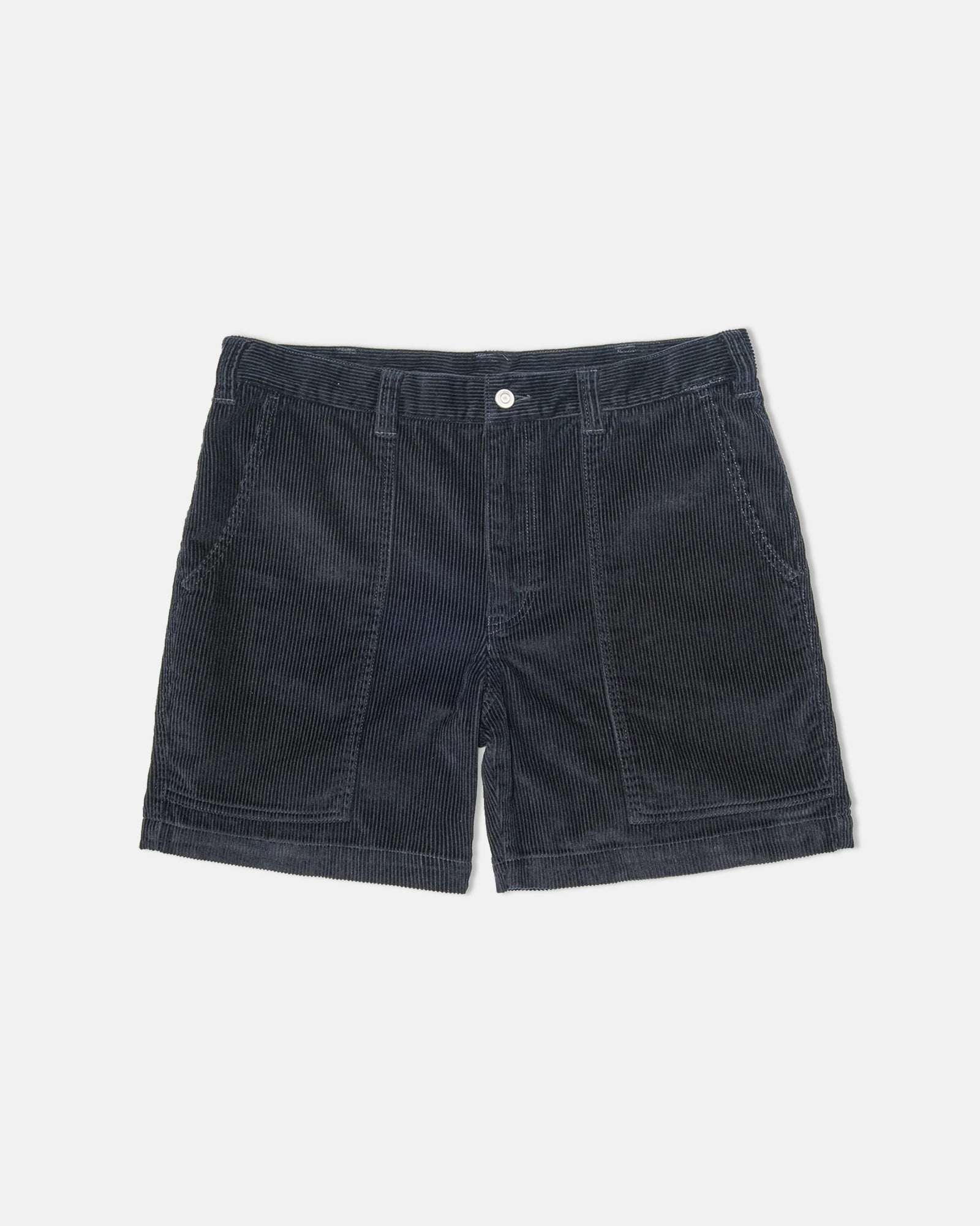 Wide Wale Cotton Corduroy Shorts Trim Fit