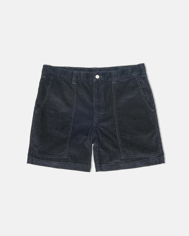 Wide Wale Cotton Corduroy Shorts Trim Fit