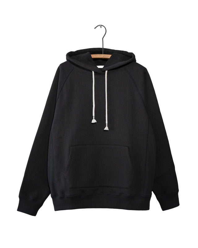 Pullover Hoodie - 876gsm Double Heavyweight French Terry - Sumi Black