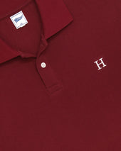 Burgundy Harvard "H" Polo Shirt