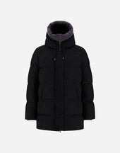 Jacket In Cashmere Silk And Ecoage