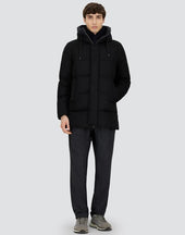 Jacket In Cashmere Silk And Ecoage