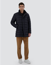 Coat In Cashmere Silk And Light Faux Fur