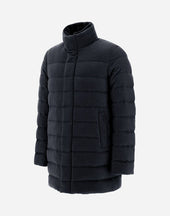 Coat In Cashmere Silk And Light Faux Fur