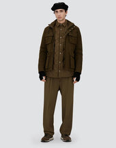 Waxed Tech Cotton Short Parka