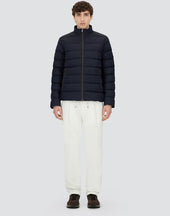 Bomber Jacket In Polished Smooth Wool