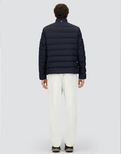 Bomber Jacket In Polished Smooth Wool