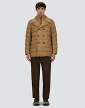 Pea Coat In Norfolk Wool Blend