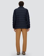 Norfolk Wool Blend Peacoat