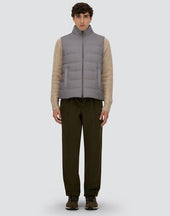 Vest In Cashmere Silk And Monogram