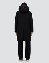 Waxed Tech Cotton Long Parka