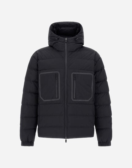 Hooded Jacket In 2 Layer Windstopper
