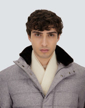 Carcoat In Cashmere Silk And Monogram