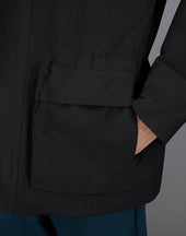 Laminar Parka In Crinkle Metallic