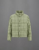 LAMINAR CHECK WOVEN JACKET