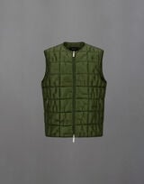 LAMINAR VEST IN QUILTED RIPSTOP