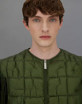 Laminar Vest In Quilted Ripstop