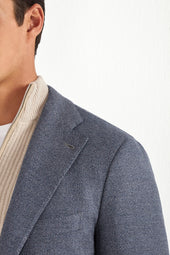Dusty Blue Jacket Made In Italy