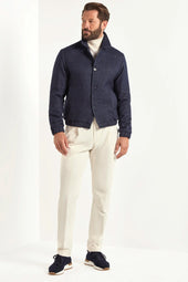 Blue bomber jacket - Made in Italy