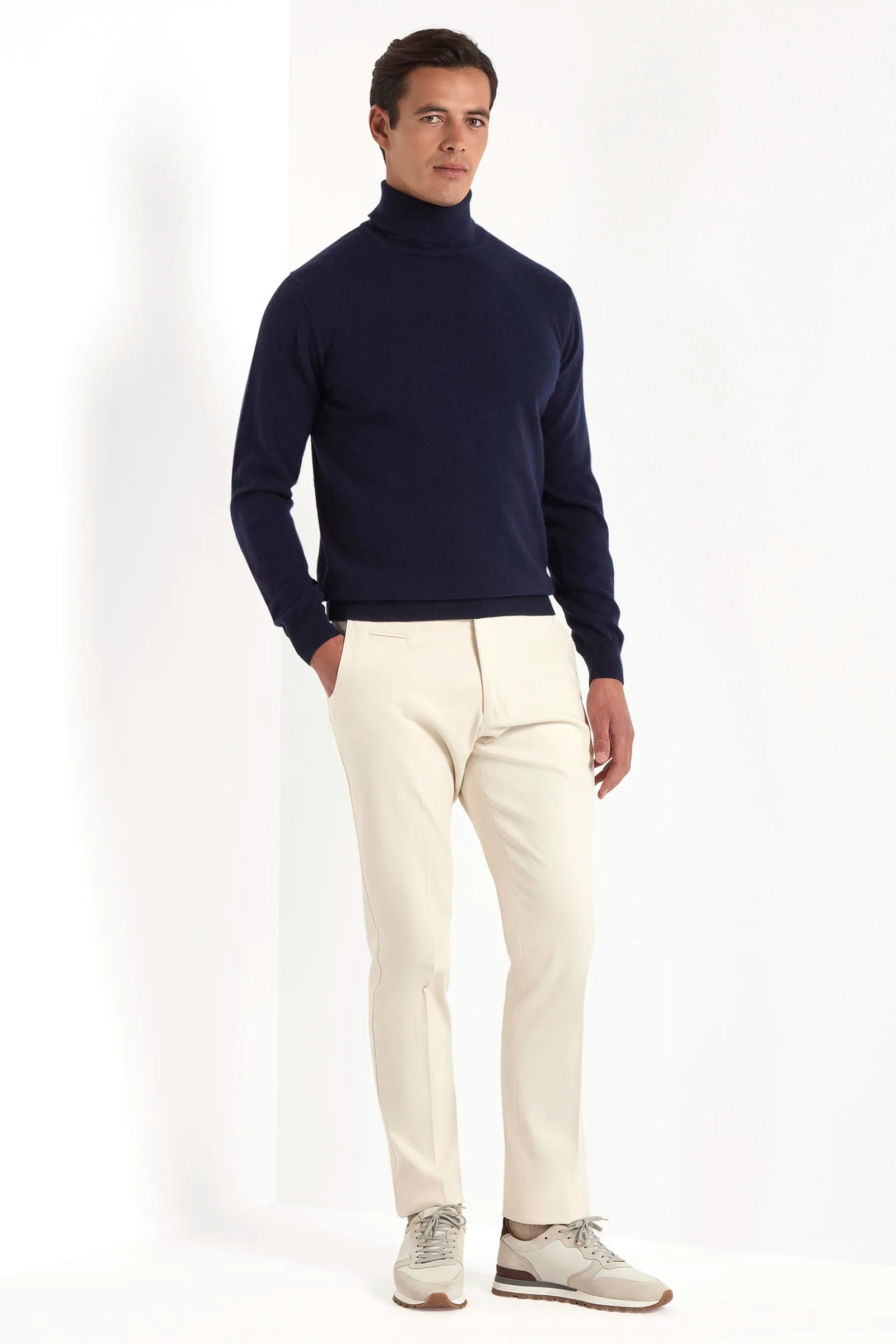Cashmere Turtleneck Made In Italy