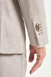Wool Silk And Linen Suit Made In Italy