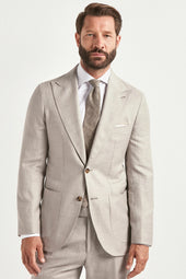 Wool Silk And Linen Suit Made In Italy