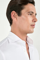Mercerised Cotton Shirt Made In Italy
