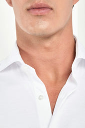 Mercerised Cotton Shirt Made In Italy