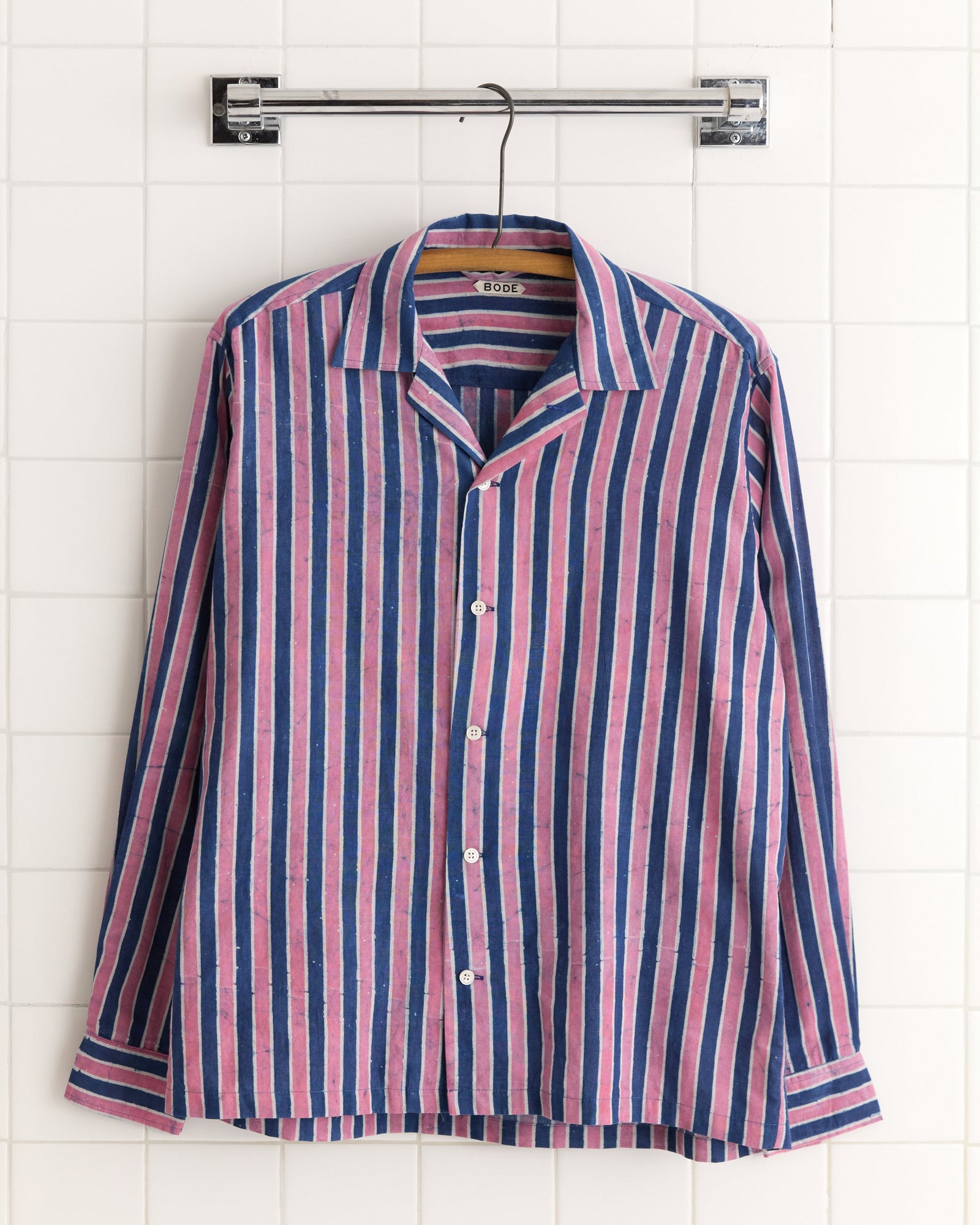 Pink Paint Stripe Shirt