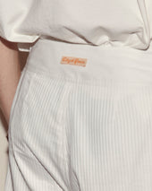 Piqué Plissé Cot Shorts