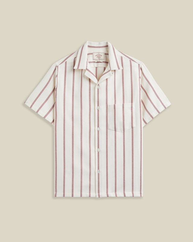 PIQUET STRIPE - BORDEAUX