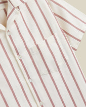 PIQUET STRIPE - BORDEAUX