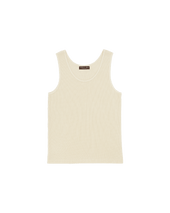 Beige Waffle Tank