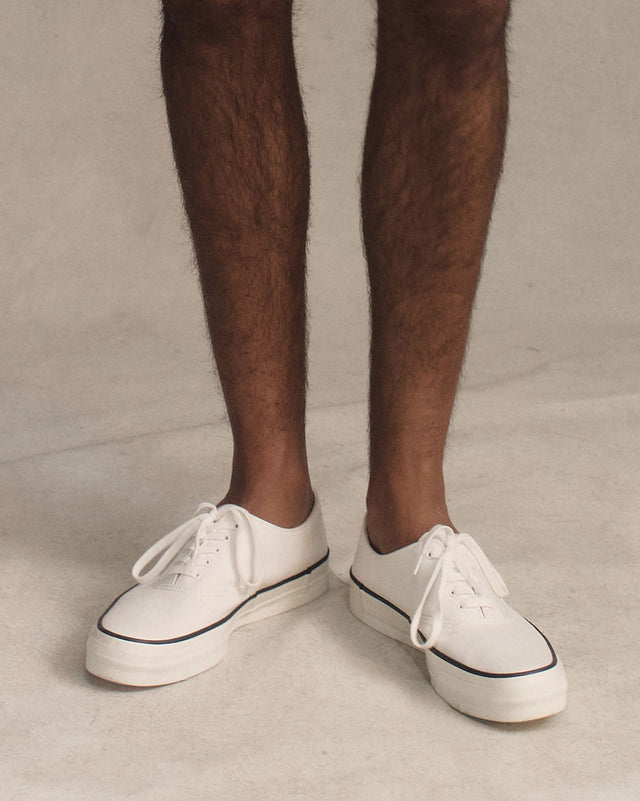 Canvas Sand Shoe - White