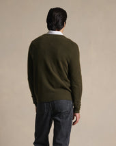 Cashmere Crew Neck Milanese Green
