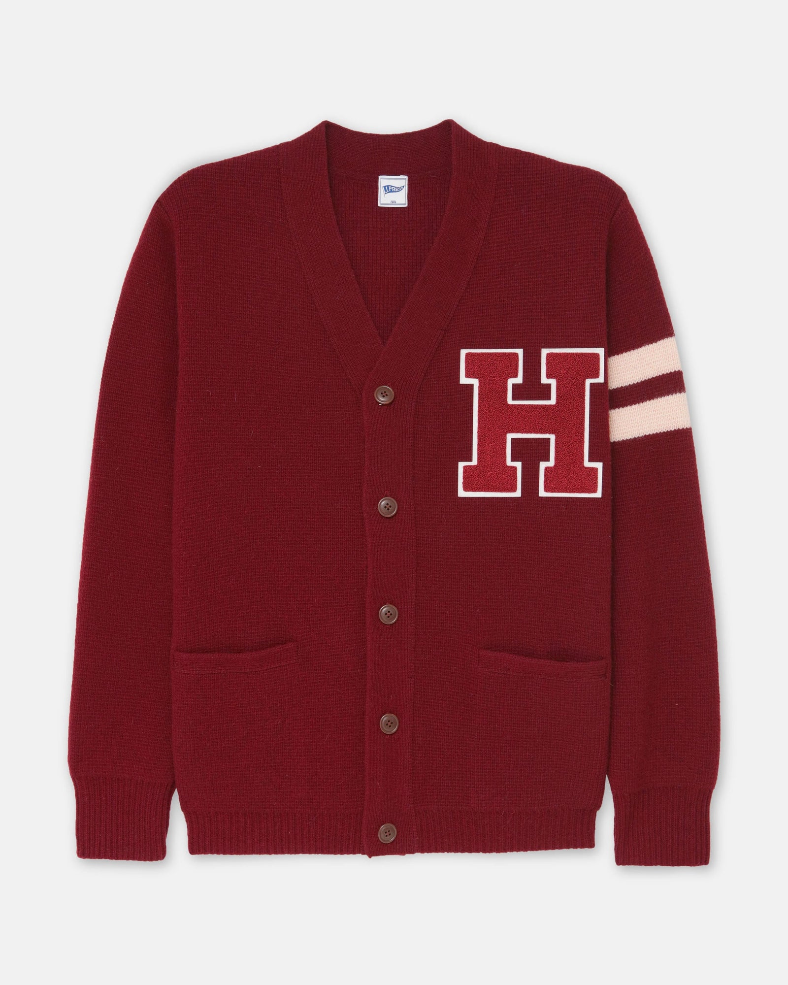 Harvard Varsity Style Cotton Cardigan Trim Fit