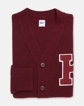 Harvard Varsity Style Cotton Cardigan Trim Fit