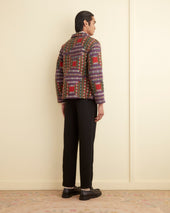 Plaid Log Cabin Quilt Jacket
