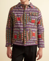 Plaid Log Cabin Quilt Jacket