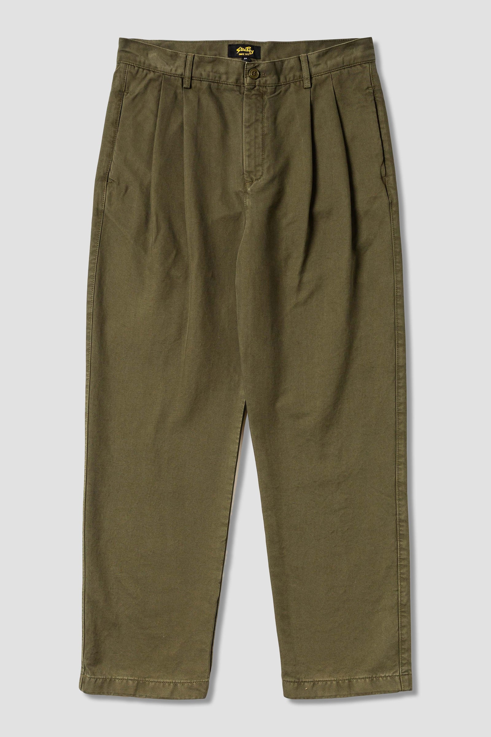 Pleated Chino Twill