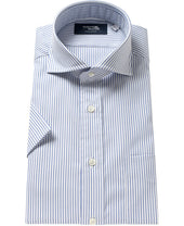 Short Sleeve Shirt Cutaway Ice Cotton