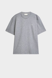 Men's Heavyweight Long Staple Cotton T-shirt In Grey Melange