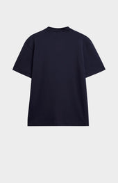 Men's Heavyweight Long Staple Cotton T-shirt In Navy