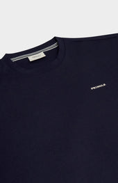 Men's Heavyweight Long Staple Cotton T-shirt In Navy