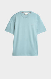 Men's Heavyweight Long Staple Cotton T-shirt In Blue